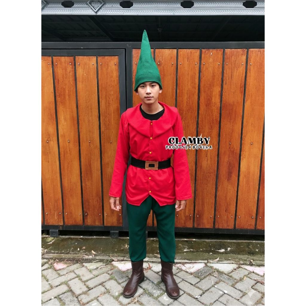 Kostum Kurcaci Dewasa | Baju Karnaval Tema kurcaci Natal | Costume Snow White 7 Dwarf