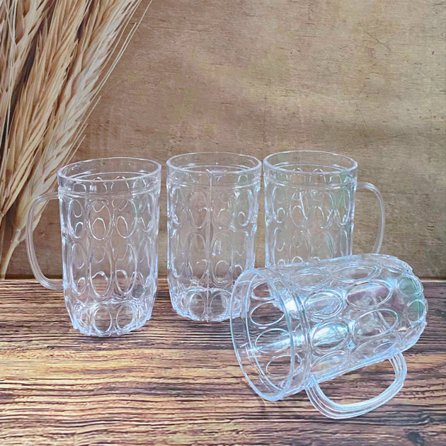 Gelas Plastik Bening / Gelas Akrilik / Mug Plastik / Mug Beer Victory