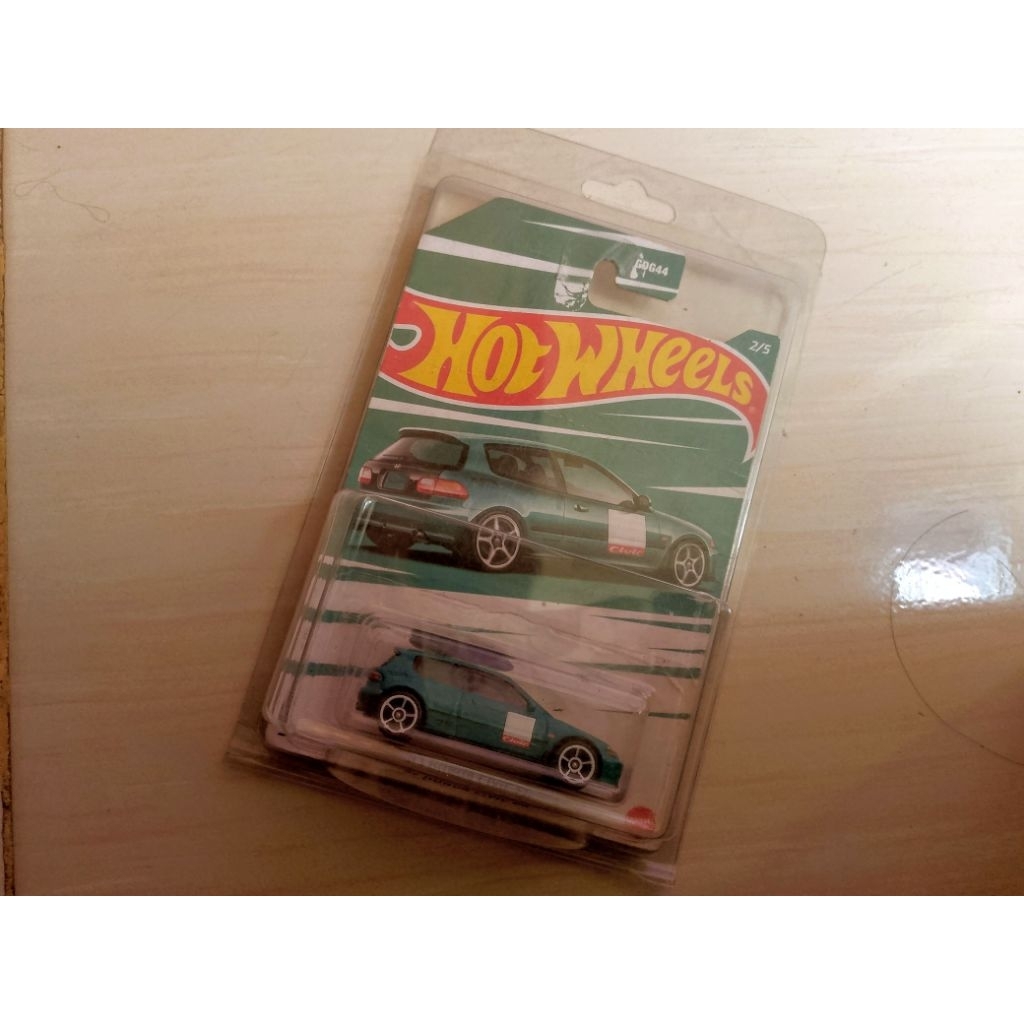 HOT WHEELS HONDA CIVIC EG HIJAU