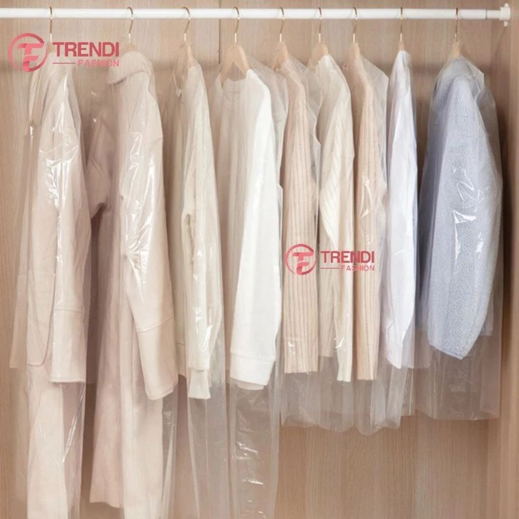 Plastik PP Bening Plastik Baju Gantung Anti Debu Plastik Pakaian Gantung
