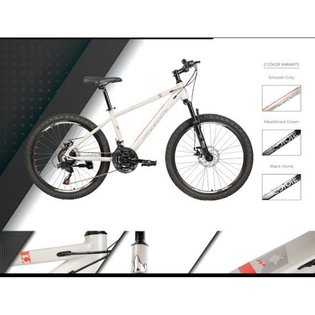 Sepeda MTB 24 COYOTE  7 speed