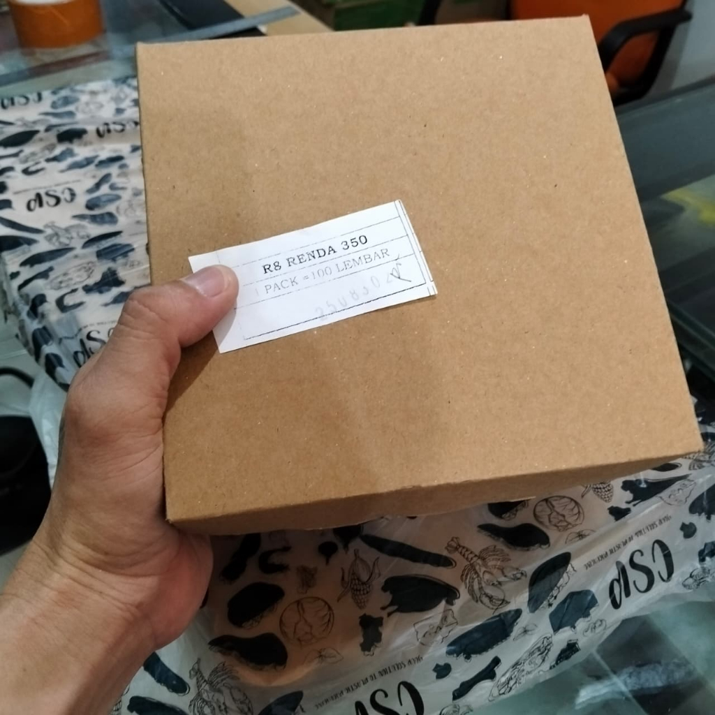 DUS KRAFT  R8 350 RENDA CSP/DUS  MAKANAN/DUS KUE/100 PCS