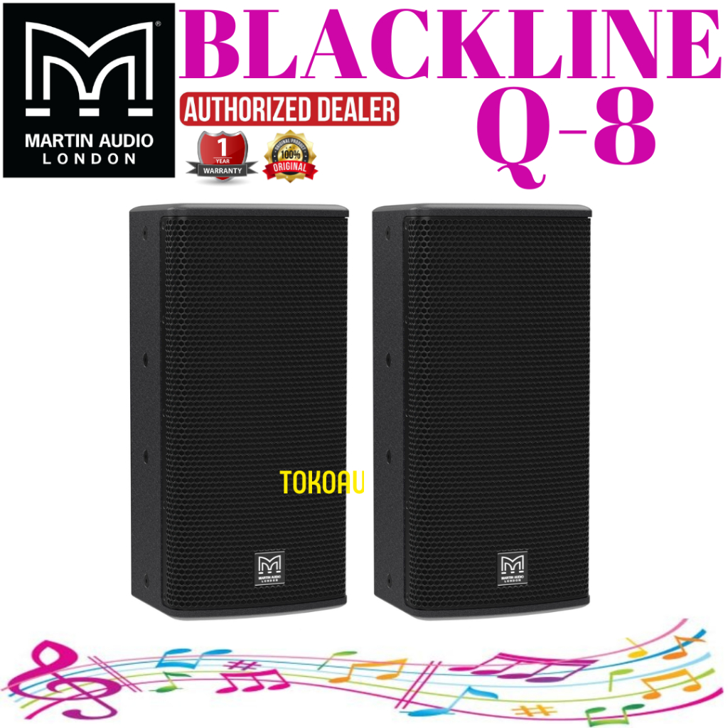 Martin Audio Blackline Q8 Ultra-compact passive two-way Speaker Pasif Q-8