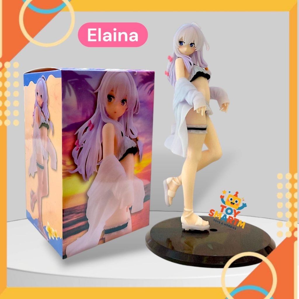 Action Figure Elaina Wandering Of The Journey Witch Majo Swimwear Figure Elaina