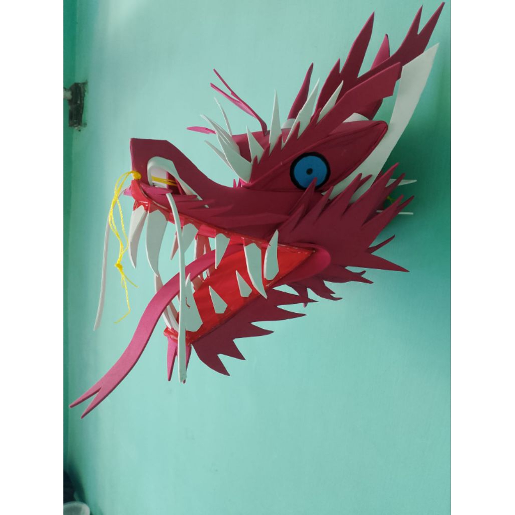 kepala layangan naga dm 12cm