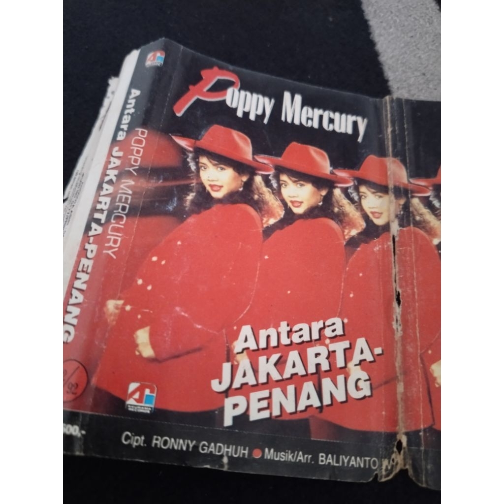 Kaset pita Poppy Mercury - Antara Jakarta dan Penang