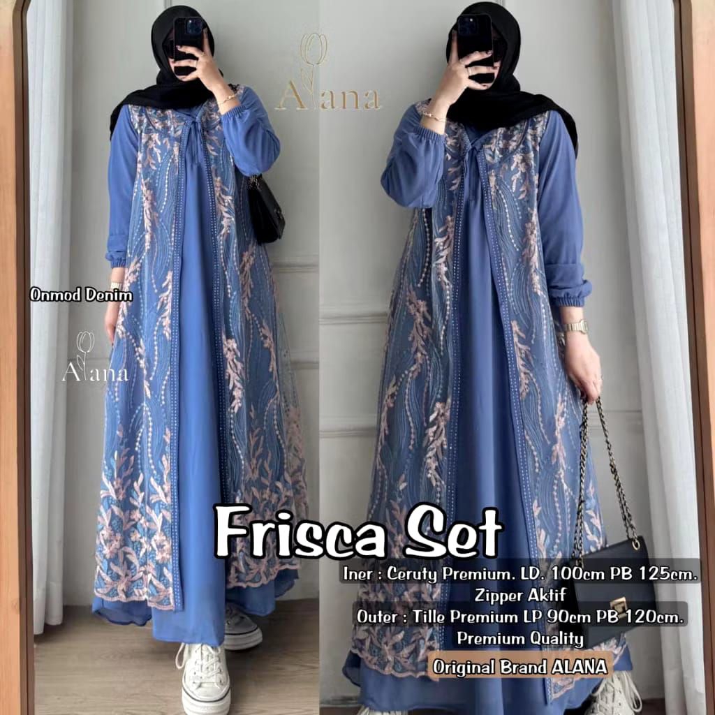 GAMIS PRISCA BRUKAT TILE MEWAH