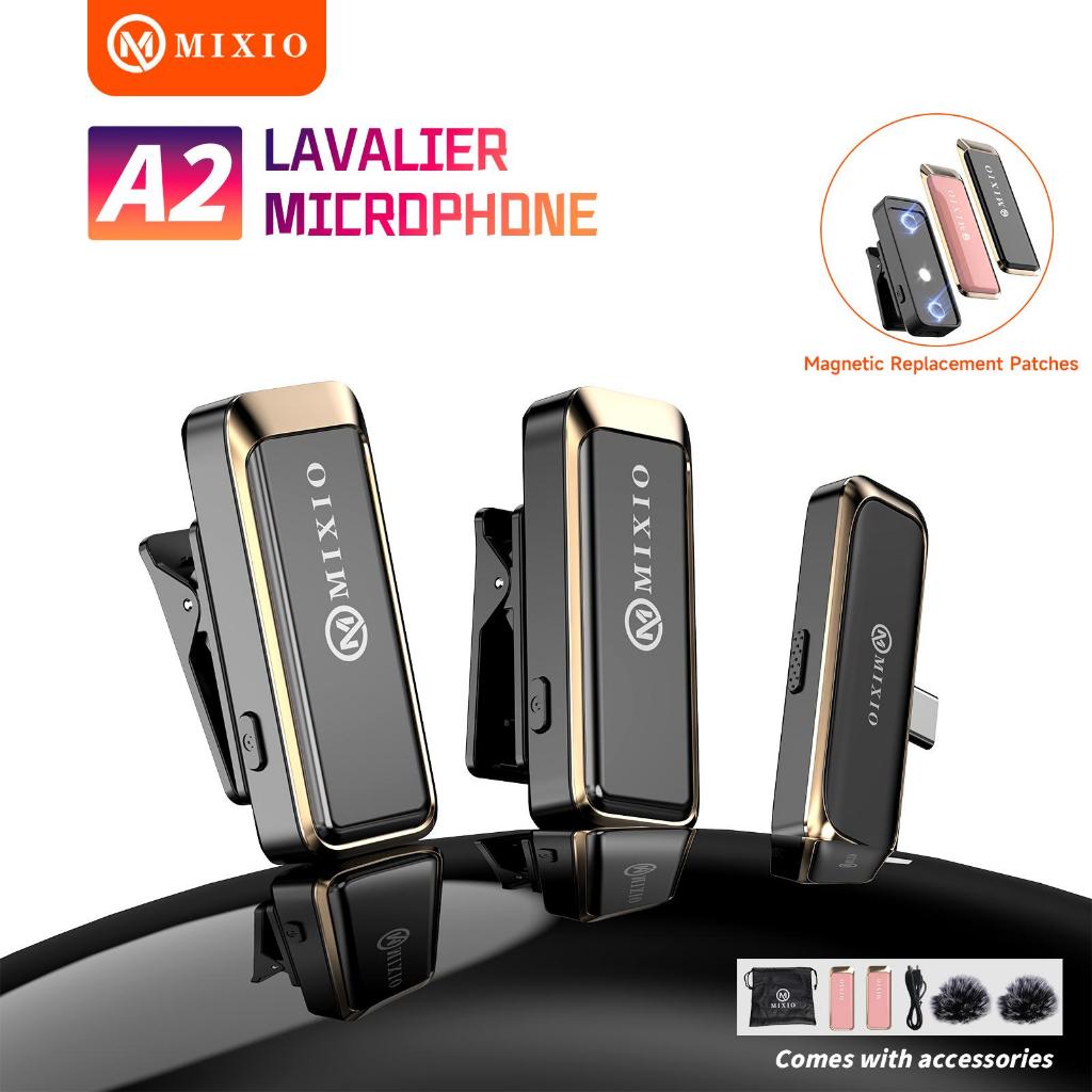 MIXIO  A2 Microphone Wireless Mic clip on Live Lavalier