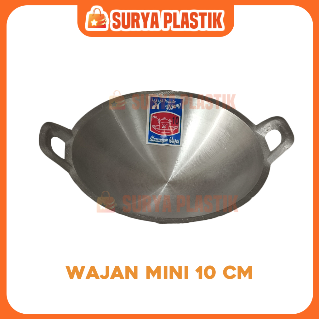 Wajan Mini Aluminium 10 cm Berkualitas Serbaguna Panci Penggorengan Mini Telur Dadar Ceplok