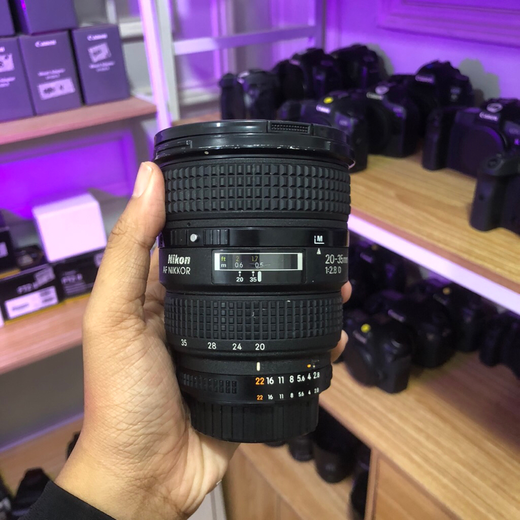 Lensa 20-35mm f2.8 afd nikon