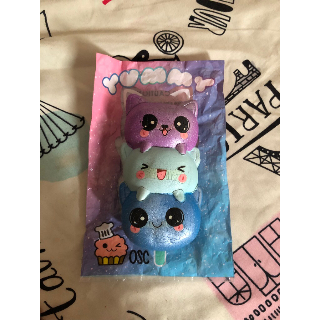 squishy OSC galaxy kitty / cat dango