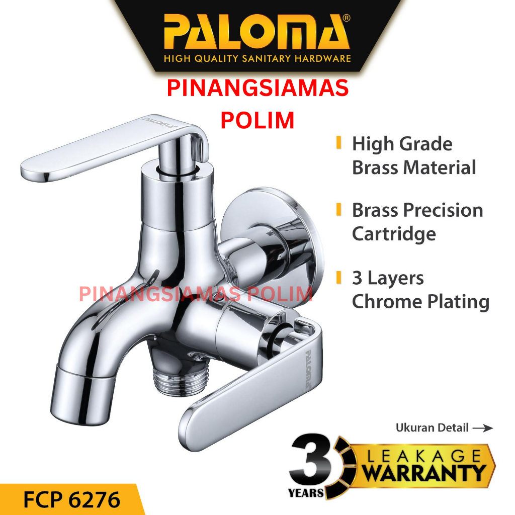Paloma Kran Cabang Kamar Mandi Toilet Dingin ||Fcp 6276