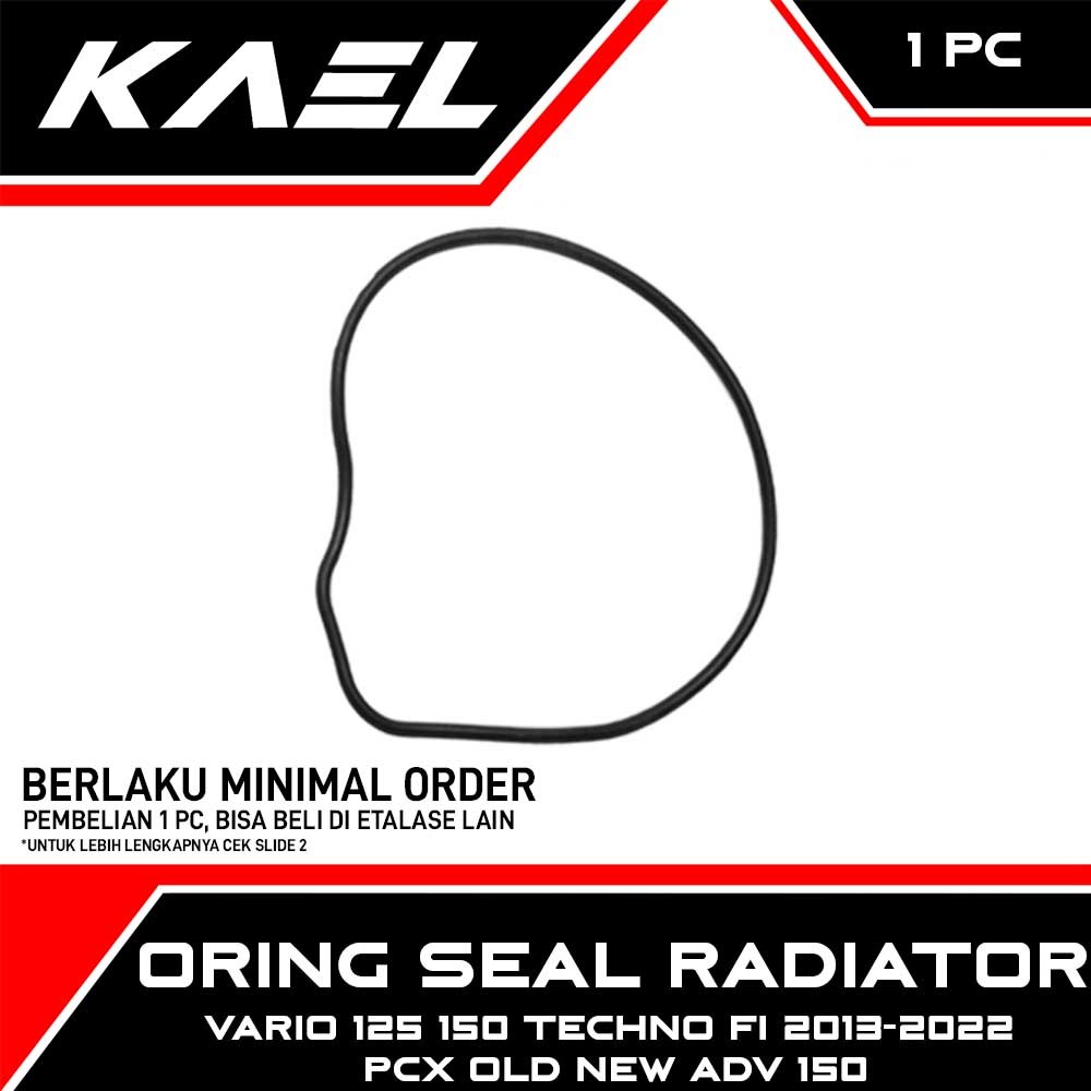 Oring Seal Radiator Waterpump Vario 125 150 eSP LED New Techno FI ADV PCX 125 CBU Lama 150 New K97 O