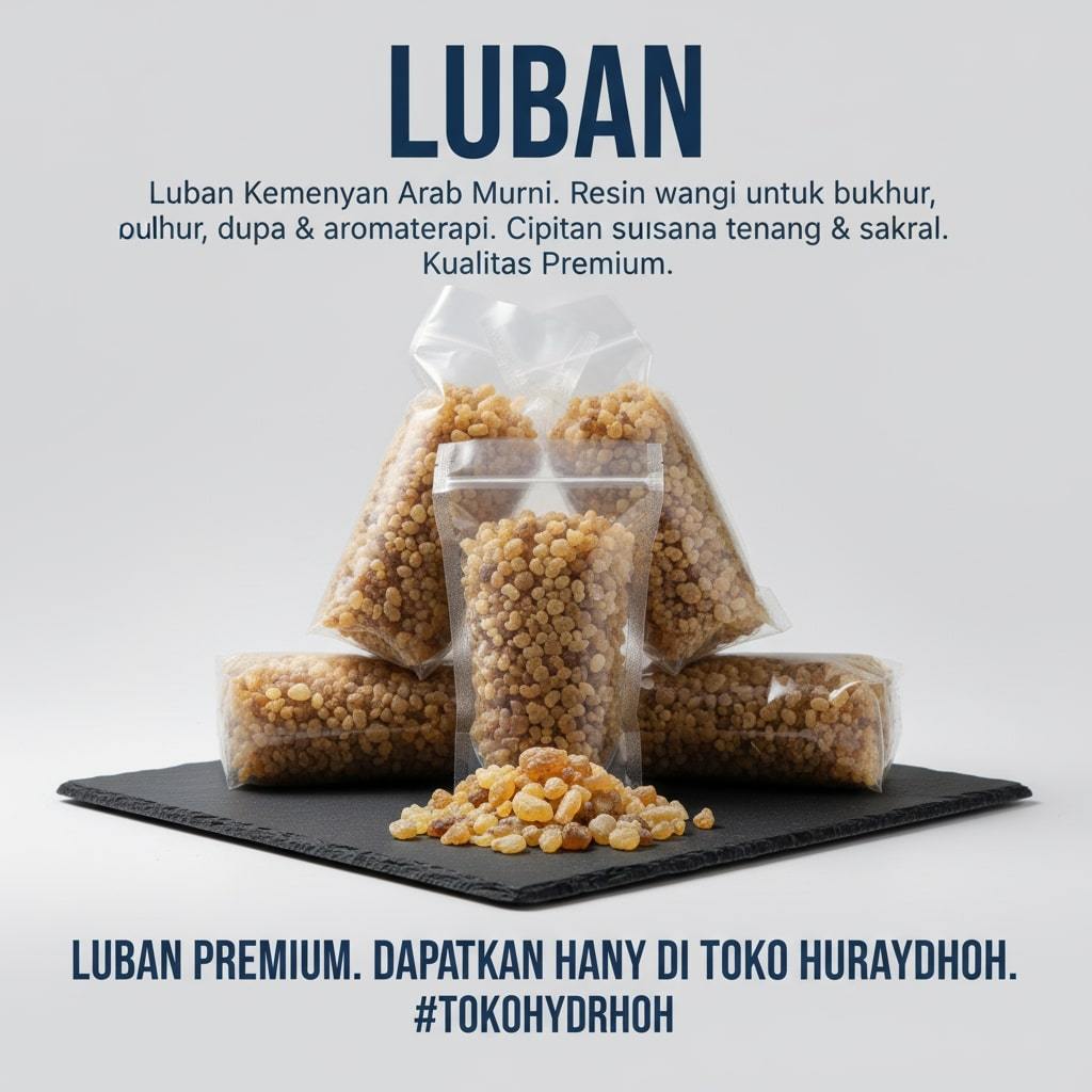MENYAN ARAB LUBAN MUSTAKI ASLI FRANKINCENCE
