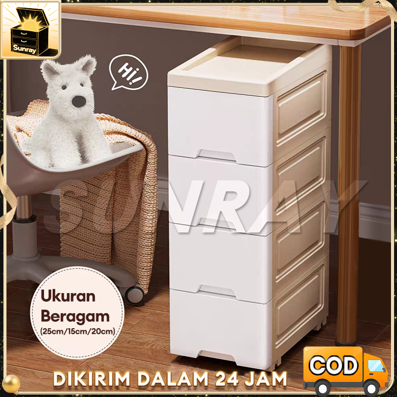 RAK PENYIMPANAN / RAK DAPUR / RAK SUSUN / RAK PLASTIK / KABINET LACI PLASTIK / NAKAS PLASTIK / RAK S