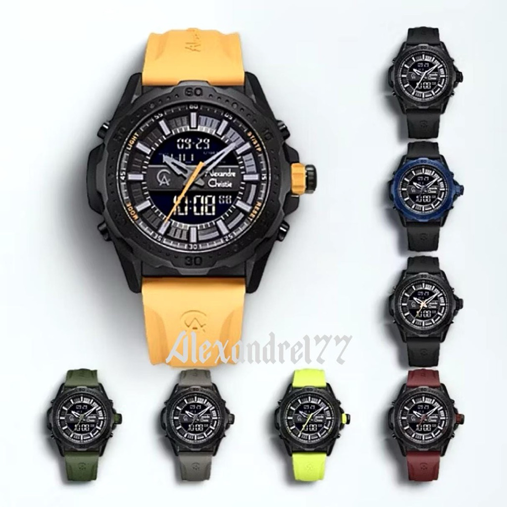 AC 9370 Jam Tangan Pria Alexandre Christie AC 9371 MHR Original  AC 9364 9386 9387 9388 9373 9377 93