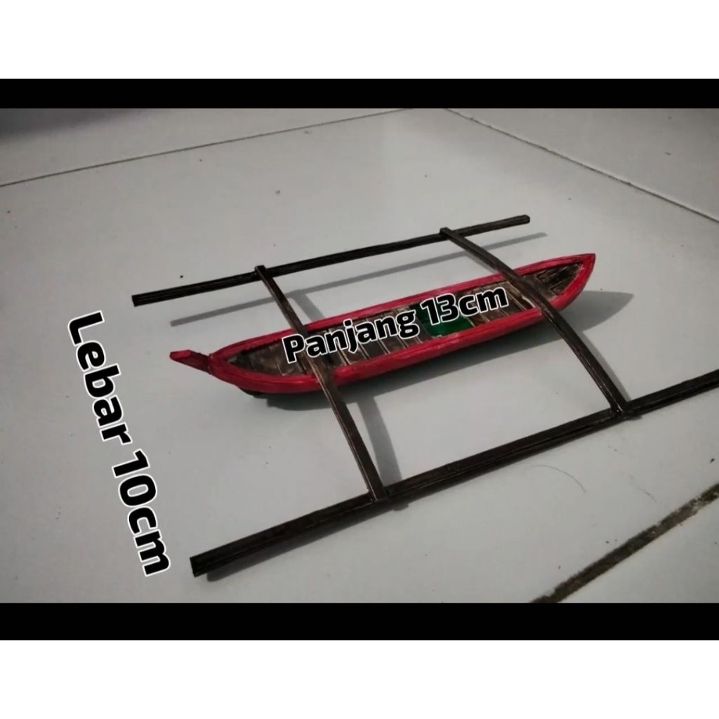 DIY/kerajinan tangan/Perahu nelayan miniatur/ cod