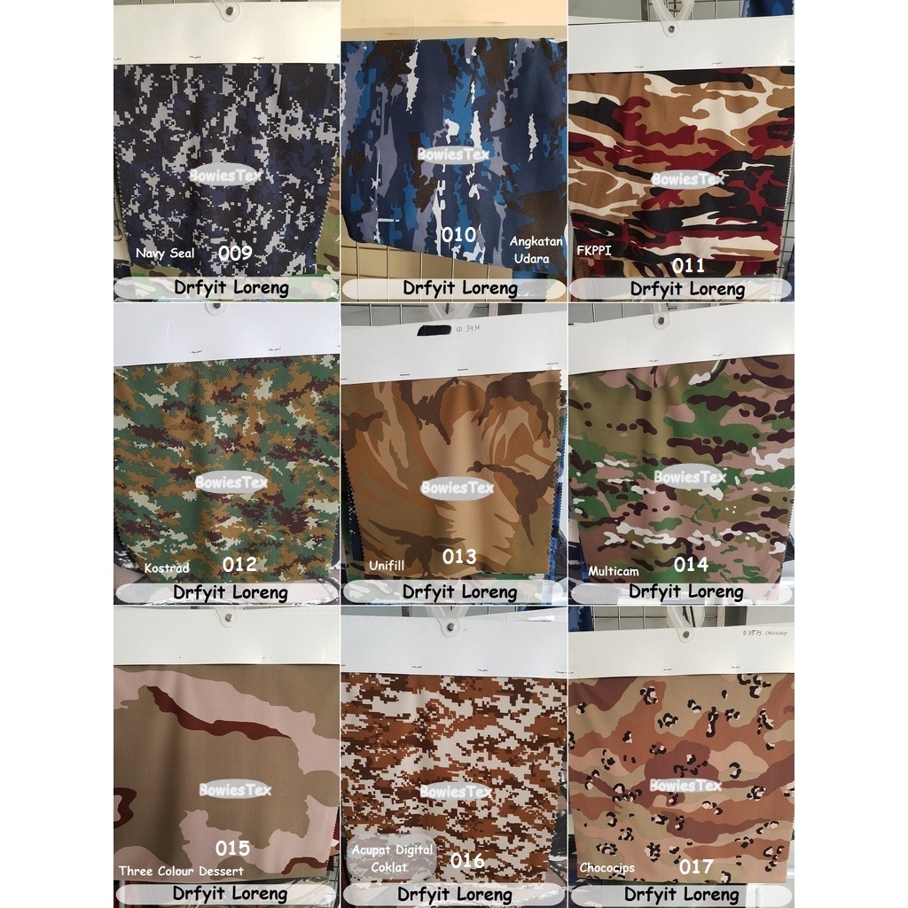 Kain Dryfit Loreng Bahan Jersey Drifit Loreng Dri Fit Camo Kilo