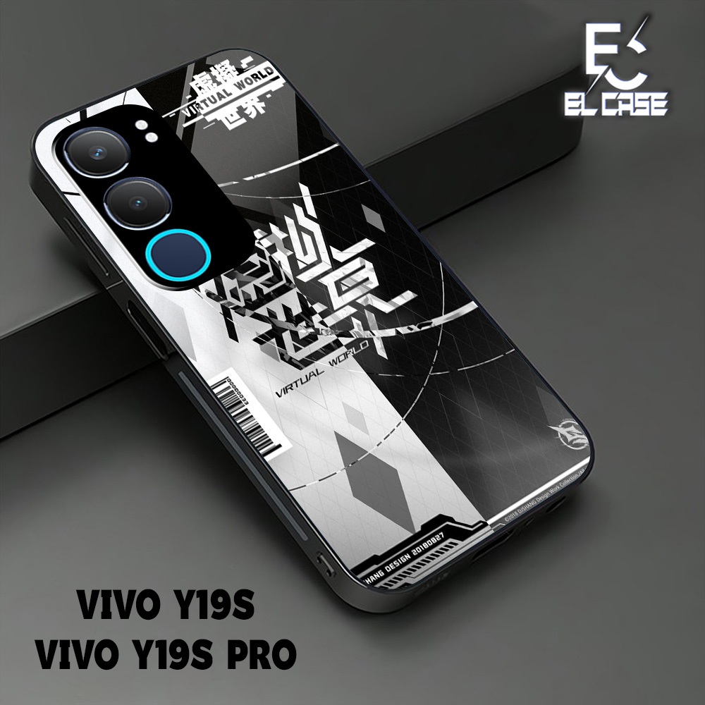 EL CASE - Case VIVO Y19S-VIVO Y19S PRO kesing hp Fashion BLACK mix Fashion terbaru Case Flwr Casing 