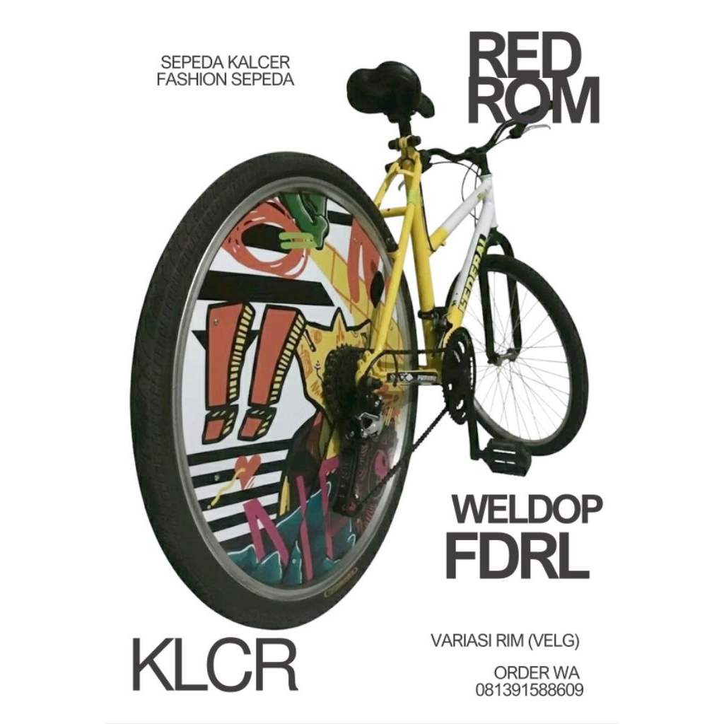Wheeldop sepeda kalcer mtb federal