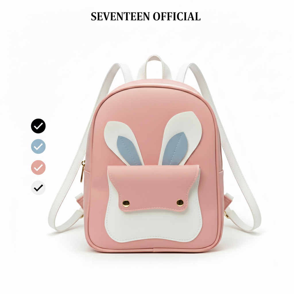 Tas Ransel Rabity Kombinasi / Tas Gendong Kulit Sintetis Wanita Multifungsi