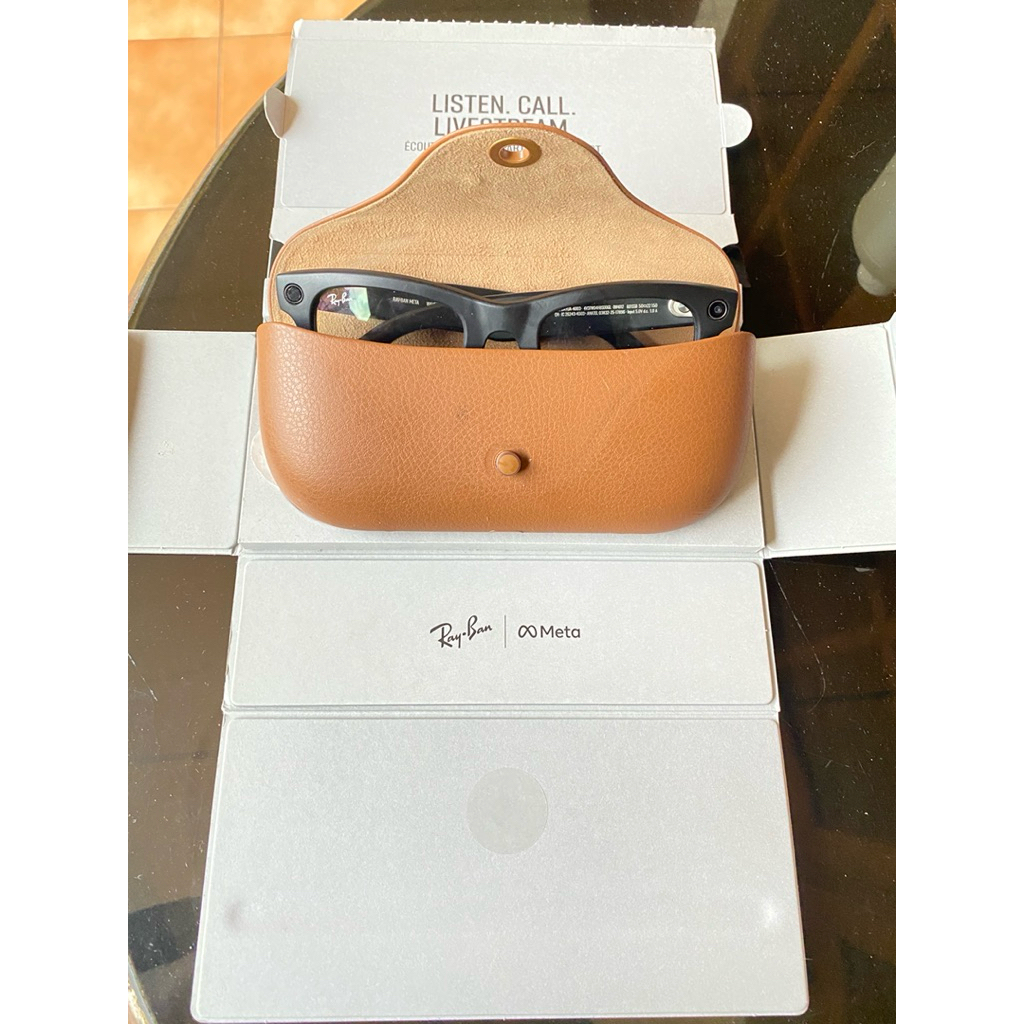 Kacamata Rayban Meta Wayfarer Hitam Doff second mulus