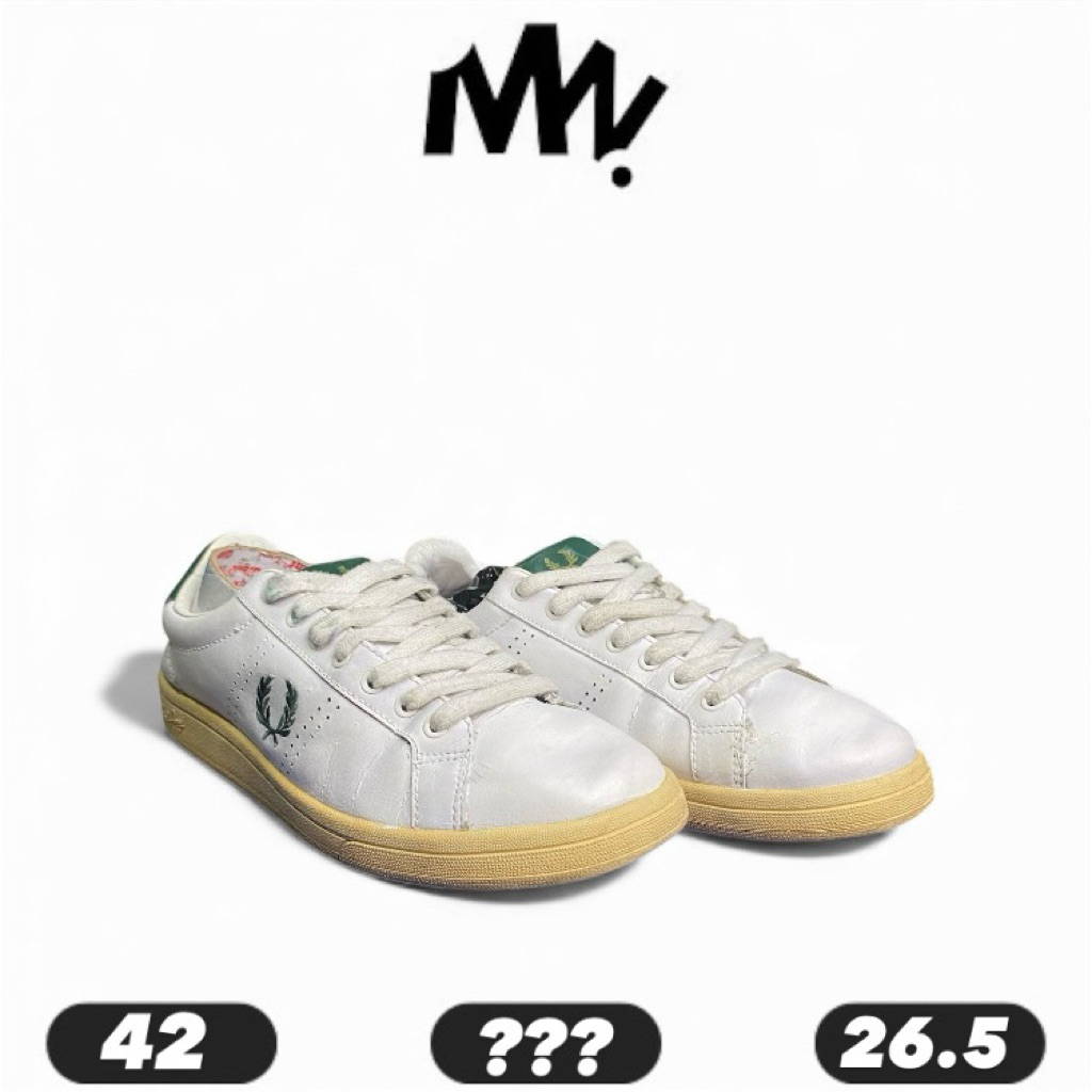 Size 42 iNsole 26.5 Cm Sepatu Fred Perry B721 Kulit Good Condition