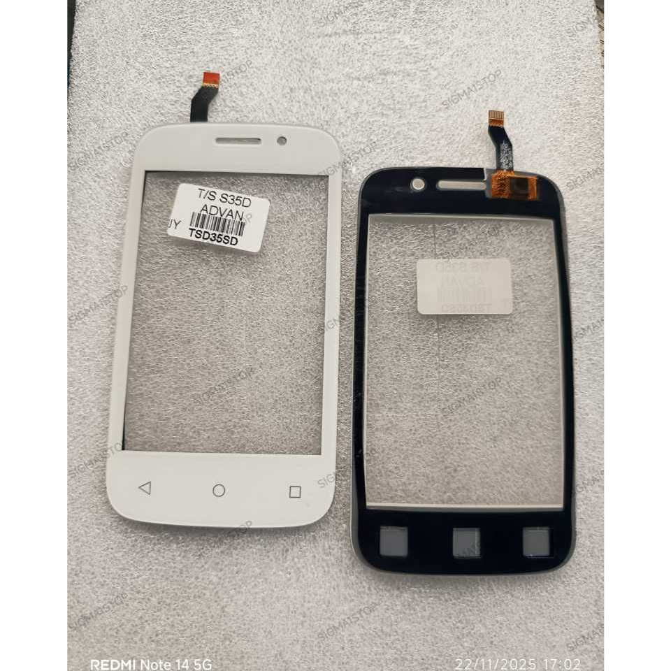 ADVAN S35D PUTIH TOUCH SREEN LAYAR SCREEN TS HP JADUL