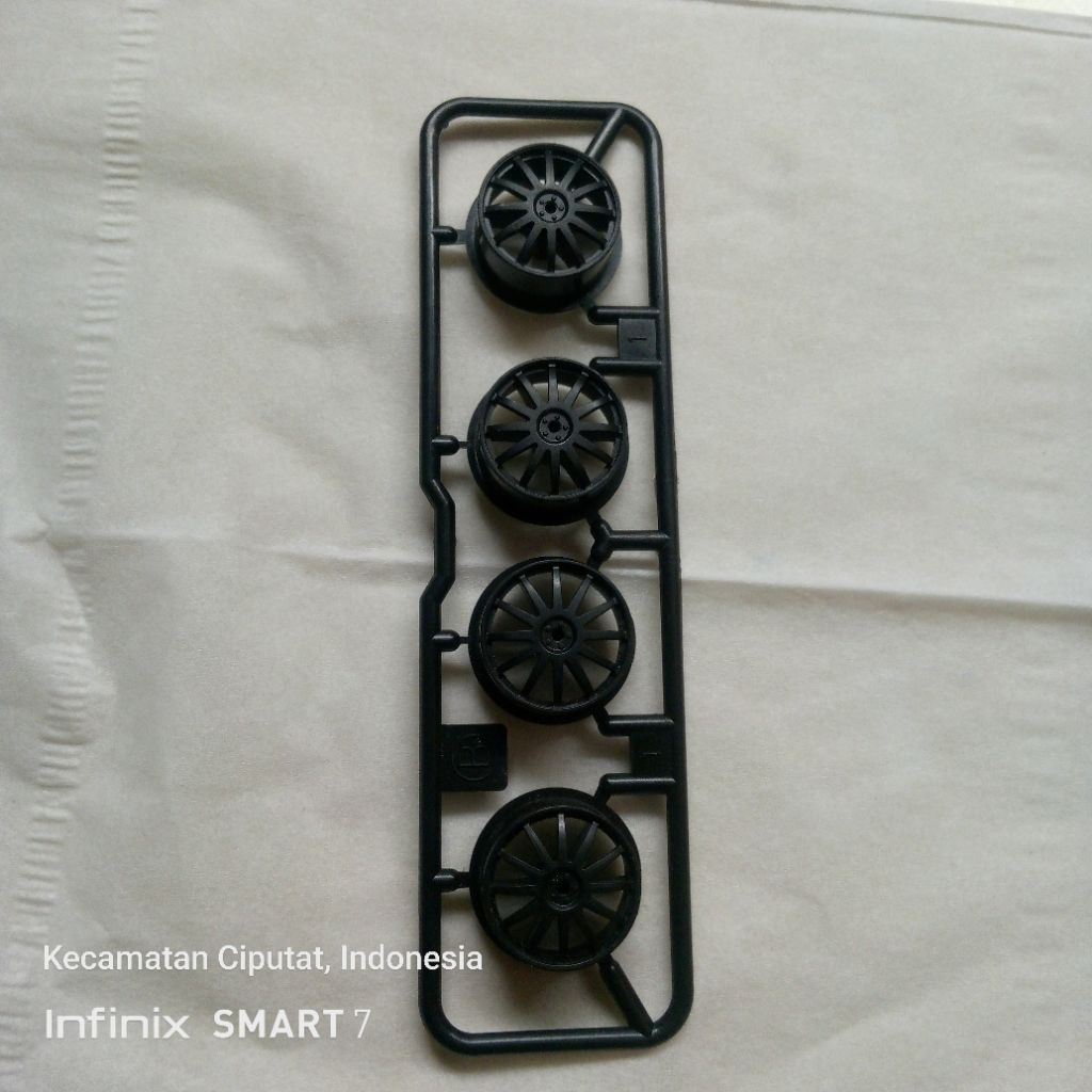 Tamiya part velg fin carbon