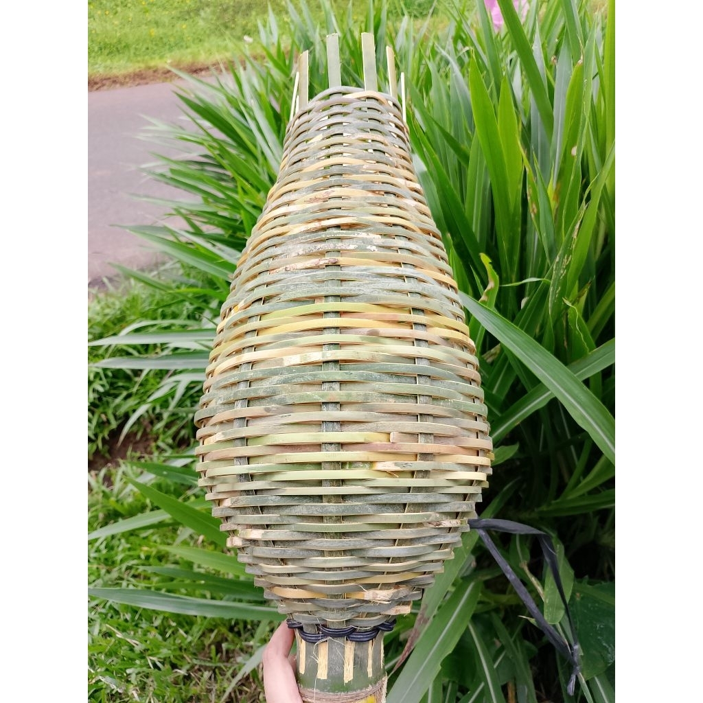 sosog/bubu bambu/penyaring air kolam/perangkap ikan dari bambu 2inch