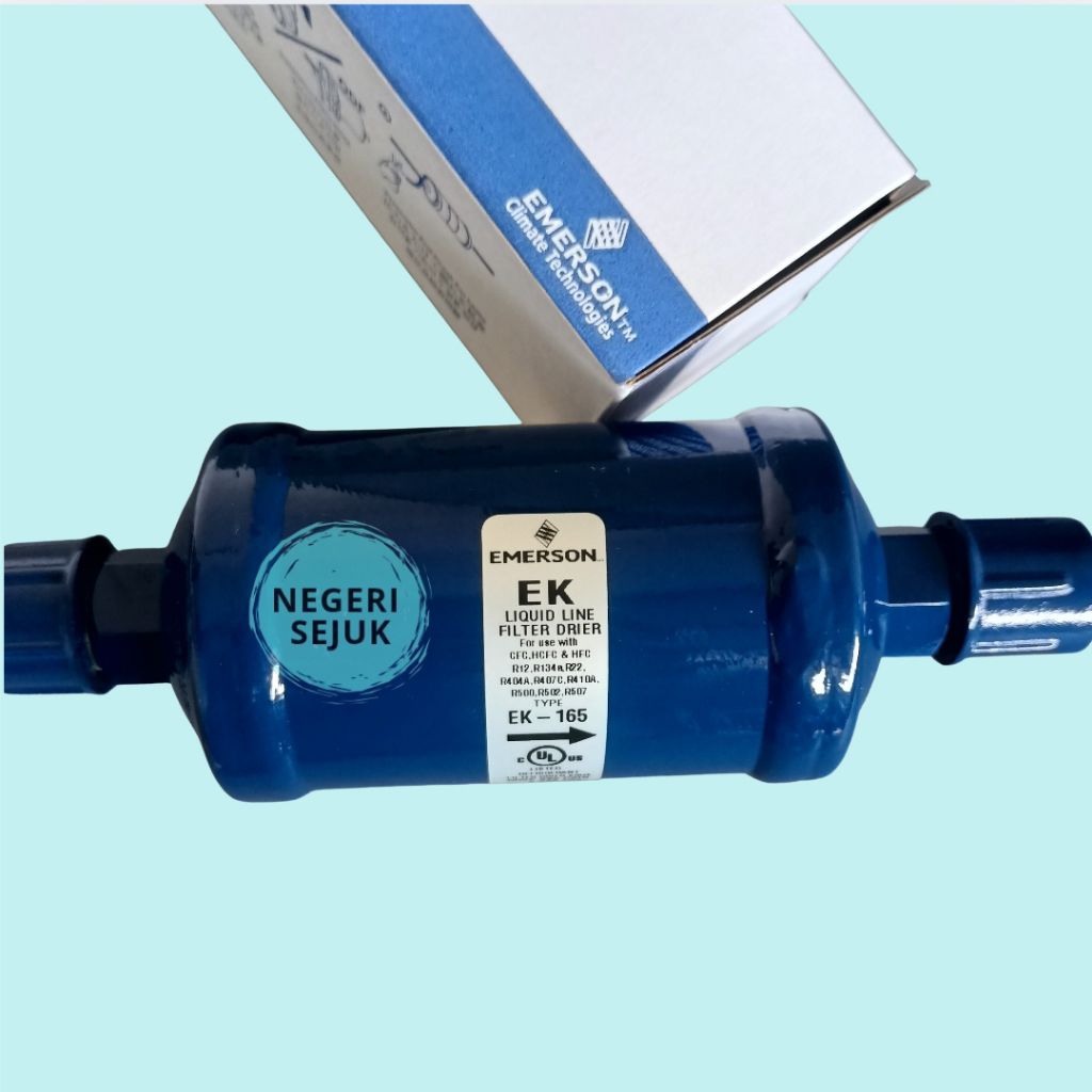FILTER DRIER EK163  3/8", EK164. 1/2", EK165 5/8", DRYER EK 163, EK 164, EK 165 EMERSON, COPELAND