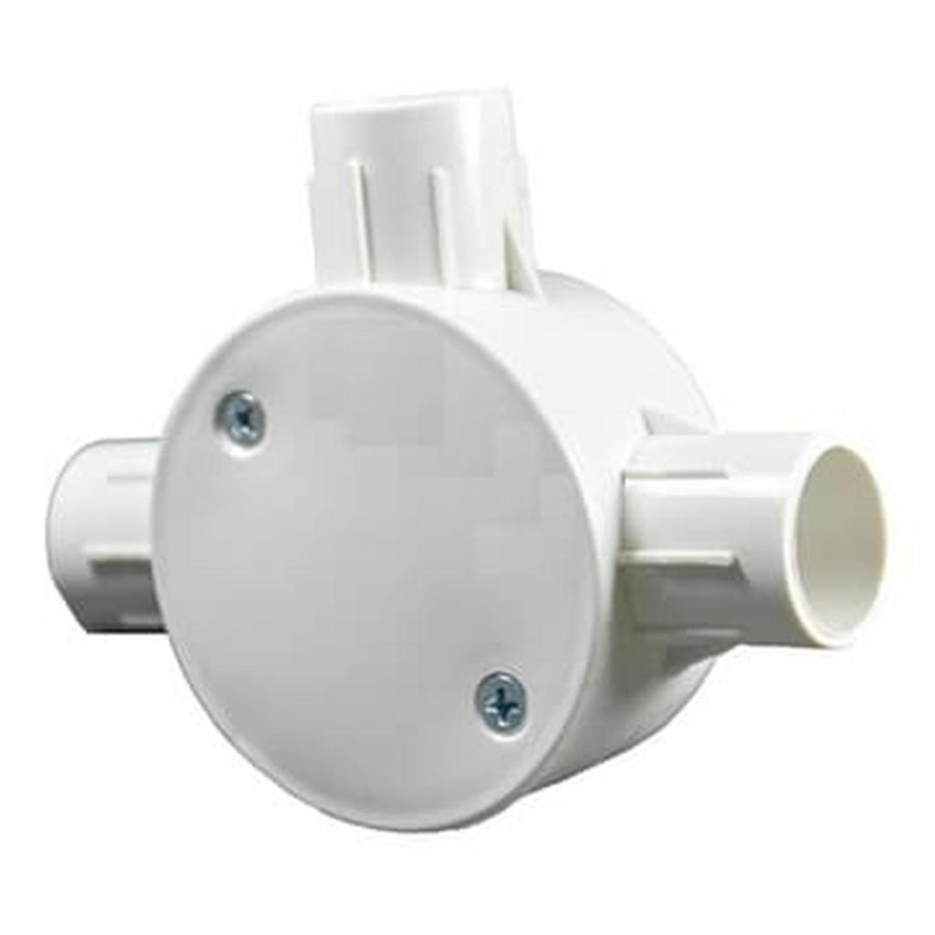 TDUS CABANG 3 PUTIH 20MM T DUS C3 WHITE BOX KABEL TEE DUS LISTRIK