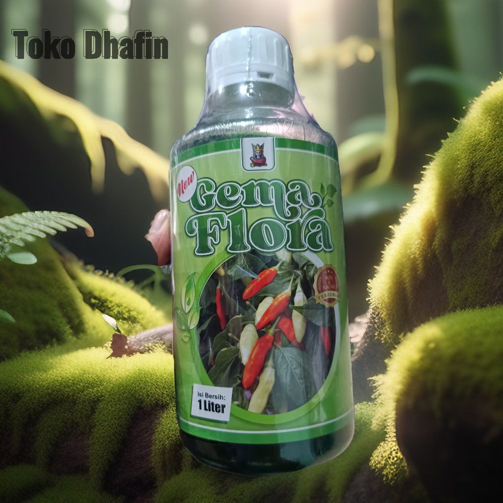 NEW GEMA FLORA HIJAU // PUPUK NUTRISI DAUN // FEGETATIF // NPK CAIR // ORIGINAL