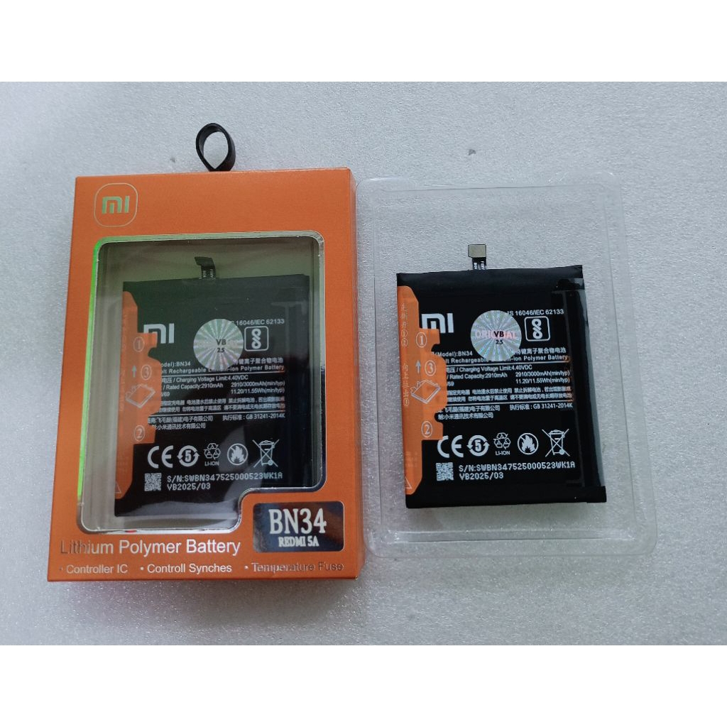 Baterai Xiaomi Redmi 5A BN34 Original 100