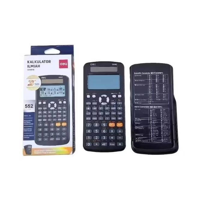 kalkulator ilmiah Deli CD991ID