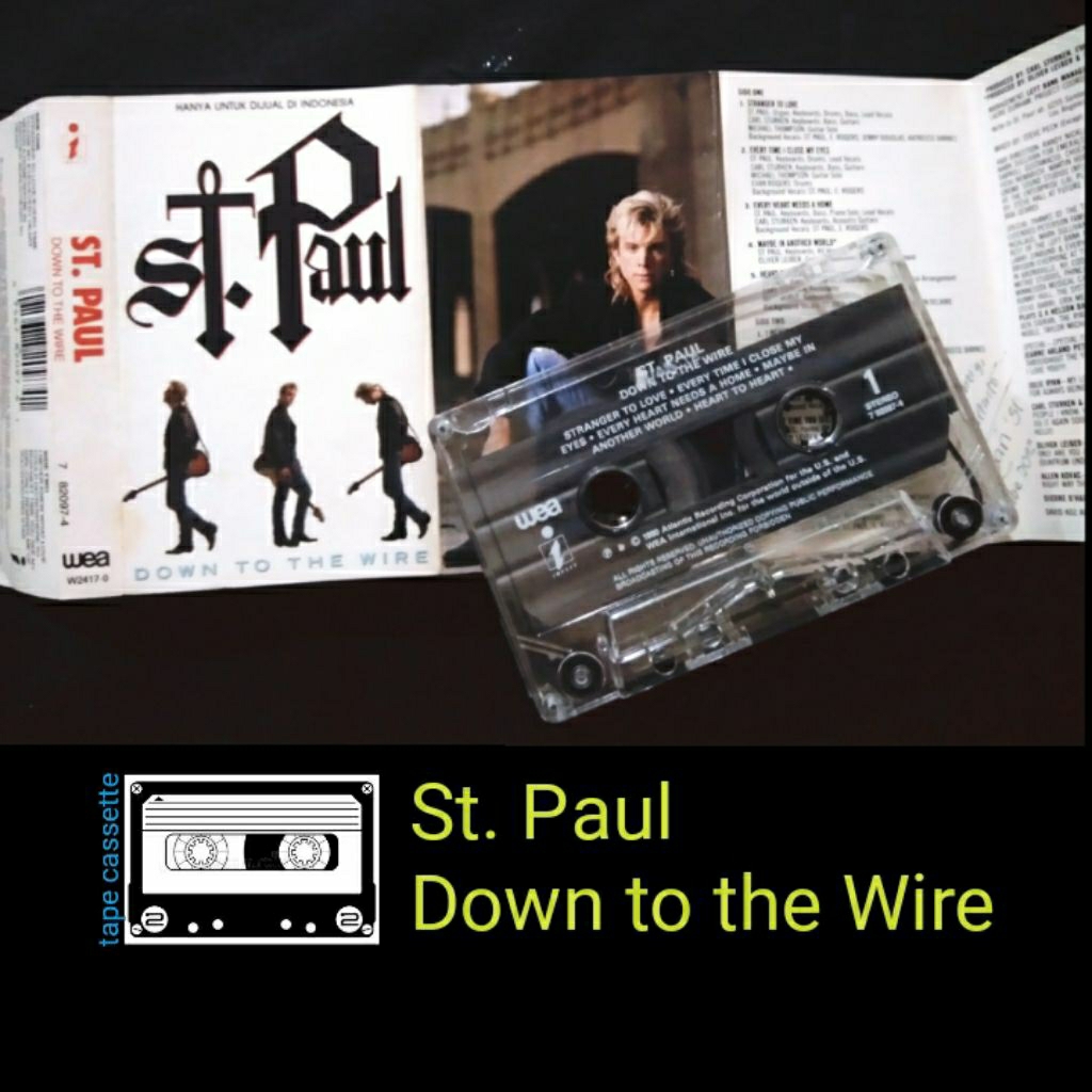 kaset tape pita jadul ST. PAUL down to the wire
