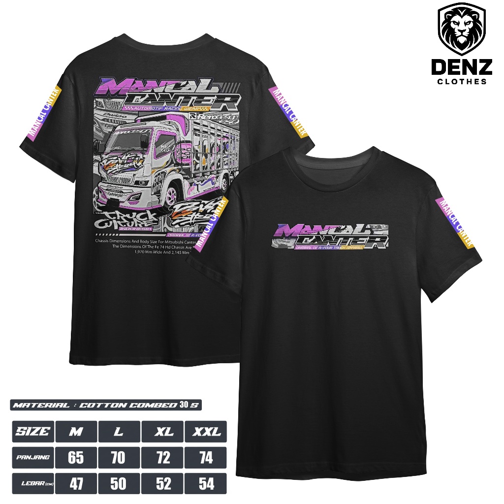 DENZ CLOTHES - KAOS DRIVER CANTER KAOS TRUK CANTER TERLARIS KAOS TRUCK MANIA