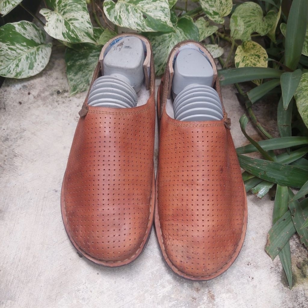 sepatu kulit second zegna size 42(27cm)