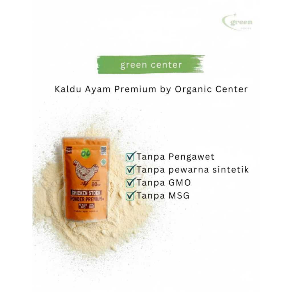 Green Center - Organic Center Kaldu Ayam Premium 80gr