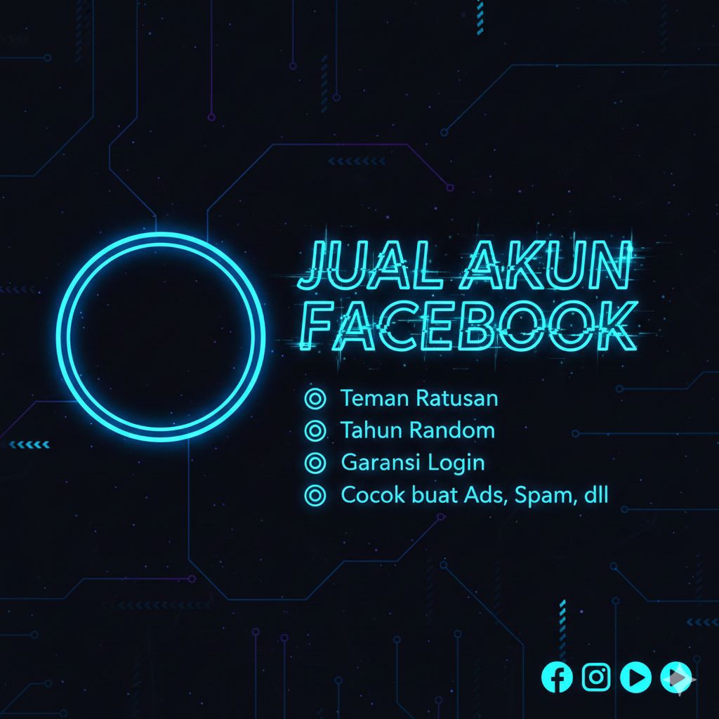 Akun Facebook Tua Login Cocok Buat ( Spam, Ads, DLL )