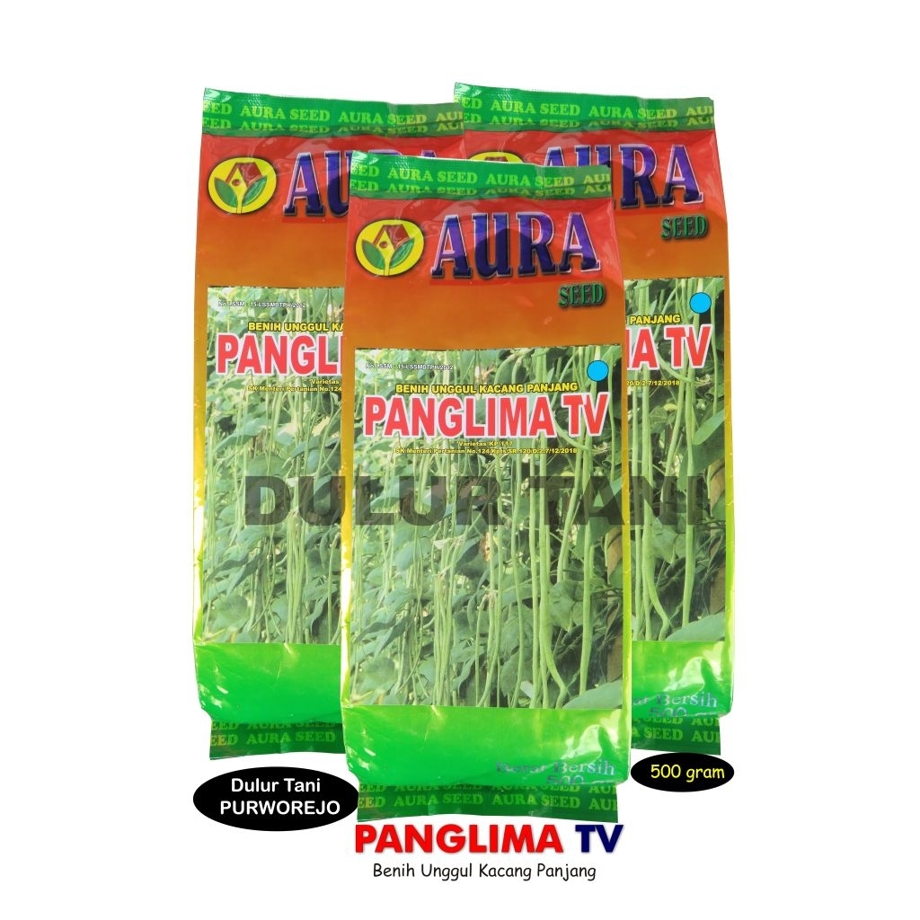 Benih Kacang Panjang Aura Seed Panglima TV 500 gram