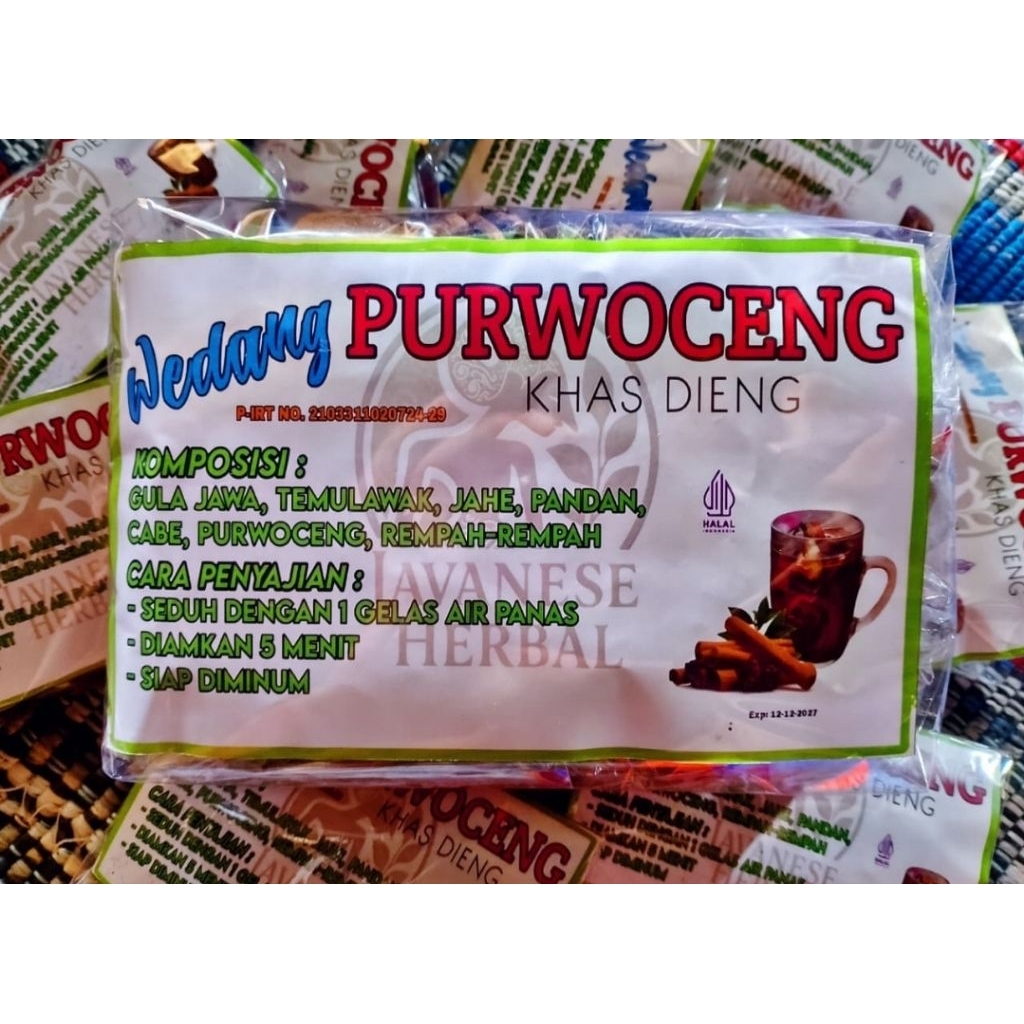Wedang Purwoceng Jamu Tambah Stamina Jamu Purwoceng Khas Dieng