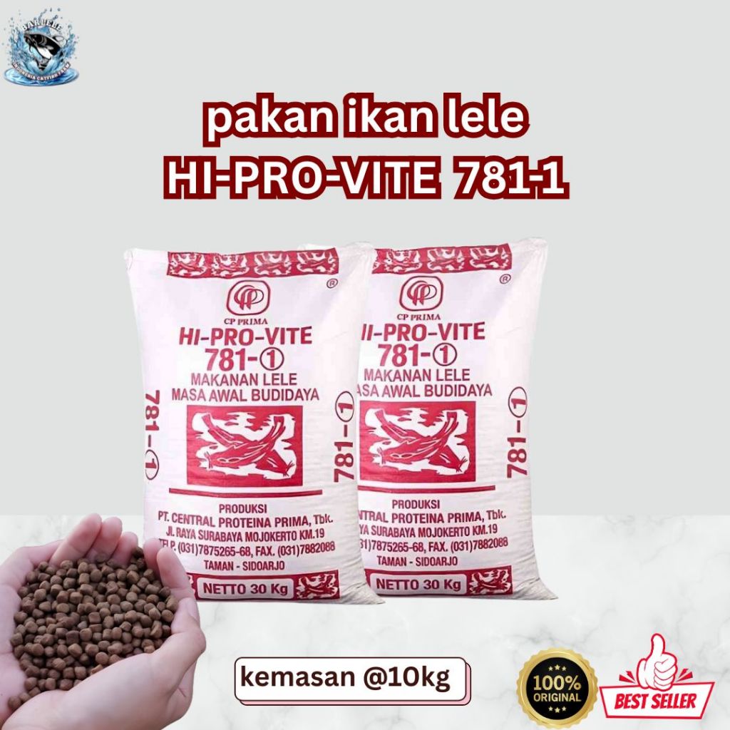 Hi Pro Vite hiprovite 781-1-10KG- Pakan Premium Pertumbuhan Cepat