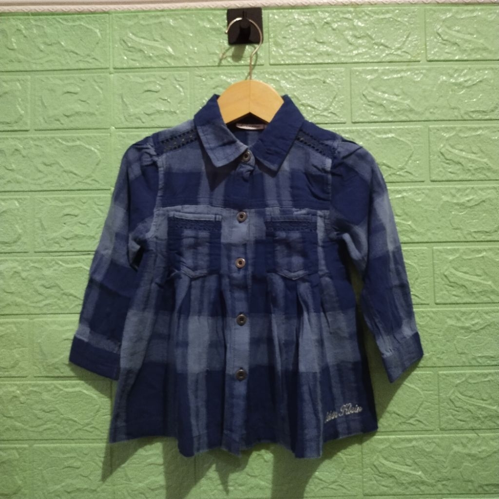 kemeja kotak Calvin klein