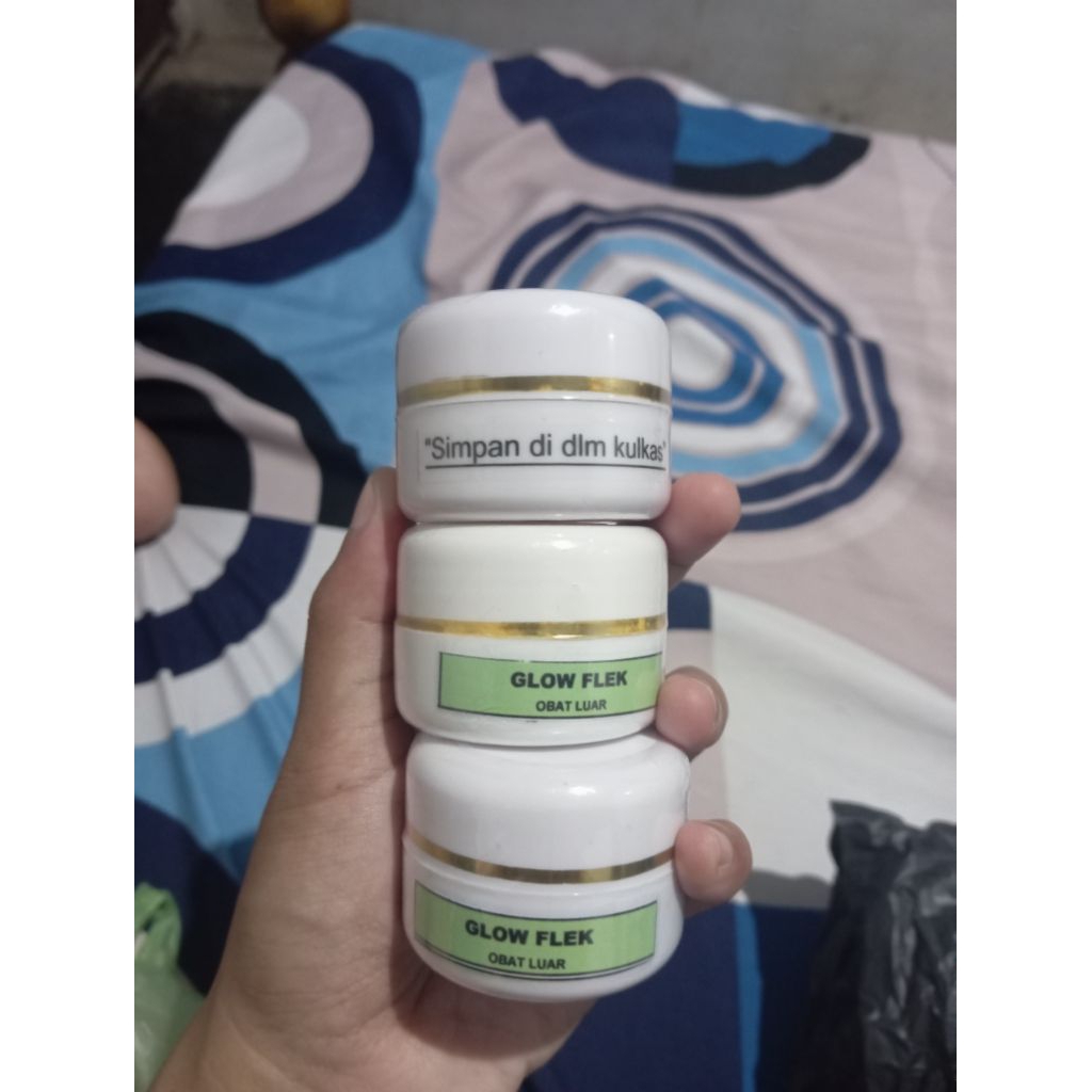 Glow flek cream malam obat luar
