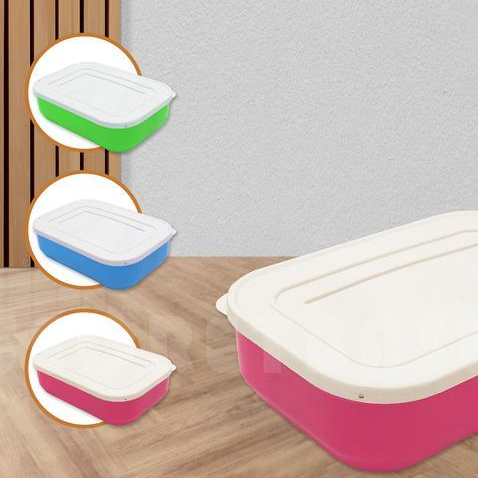 Tepak kotak makan anak OMPRENG HAKARI-SEKAT / kotak bekal anak 2 ruang / kotak makan plastik