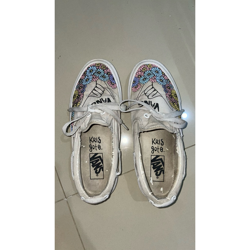 Vans Lacey 72 X Kris Goto Japan Flower Pattern white Original