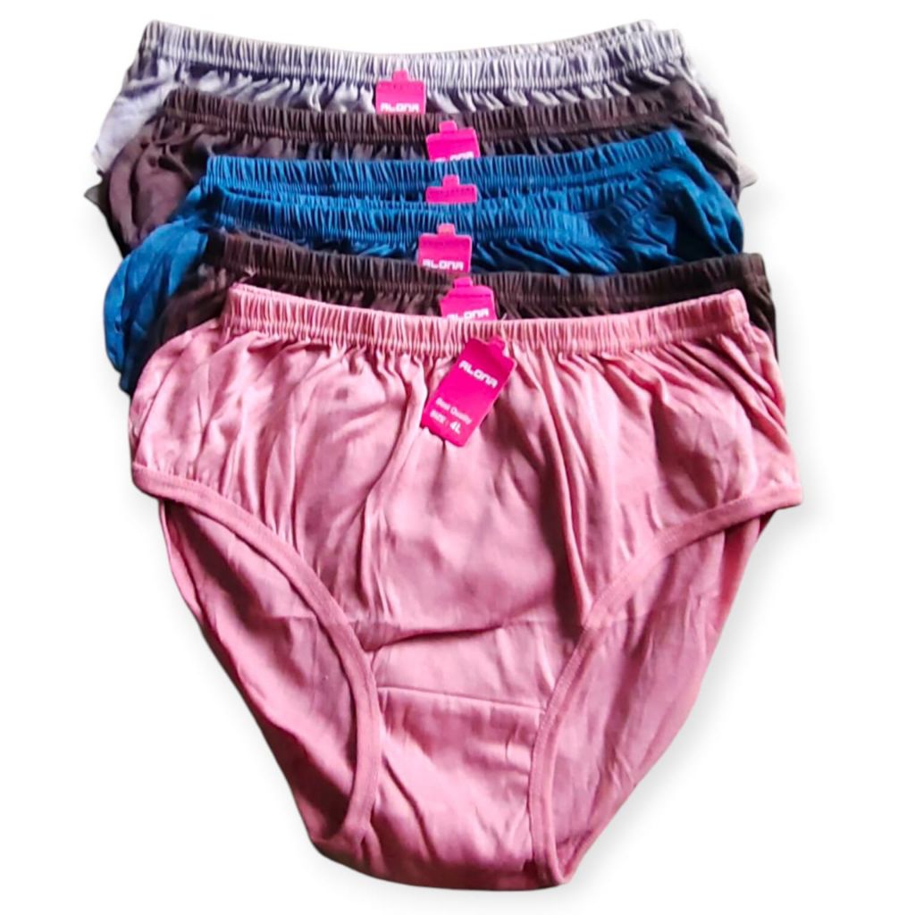 6 Pcs Celana Dalam Wanita Dewasa Polos CD Wanita Dewasa Cangcut Wanita Dewasa Polos Berkualitas