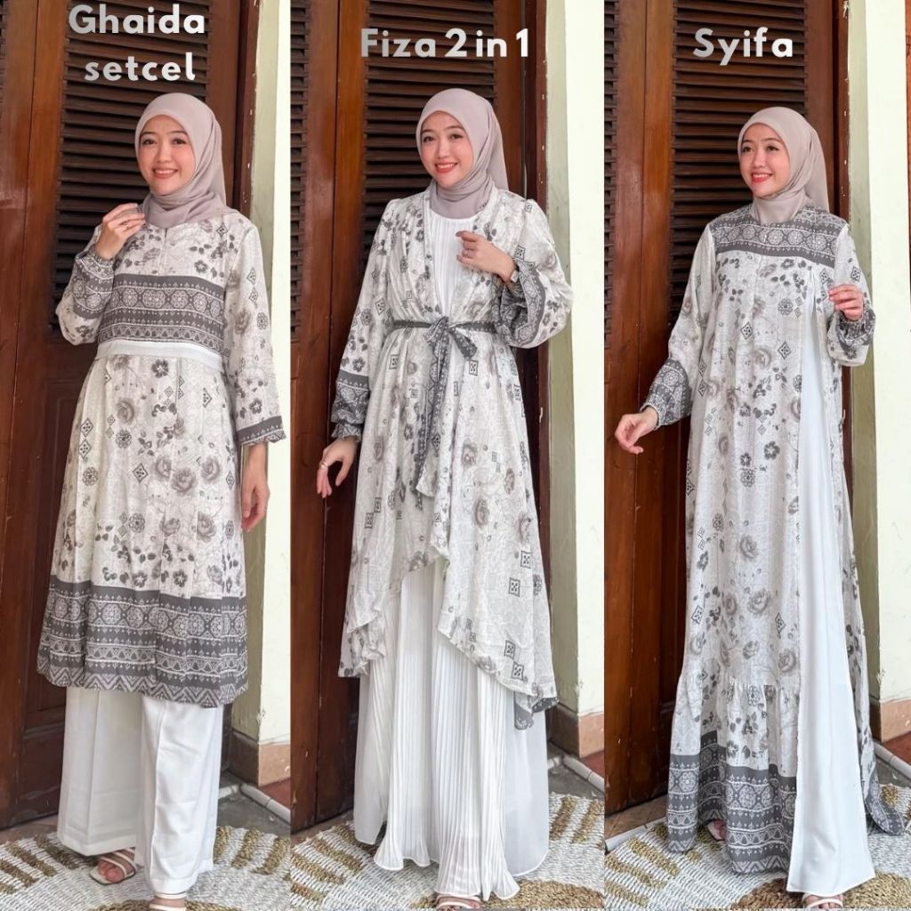 Joley Cloth -  Kharisma Dress Terbaru 2026 Outfit Kondangan Pesta Gamis Seragam Keluarga Couple Katu