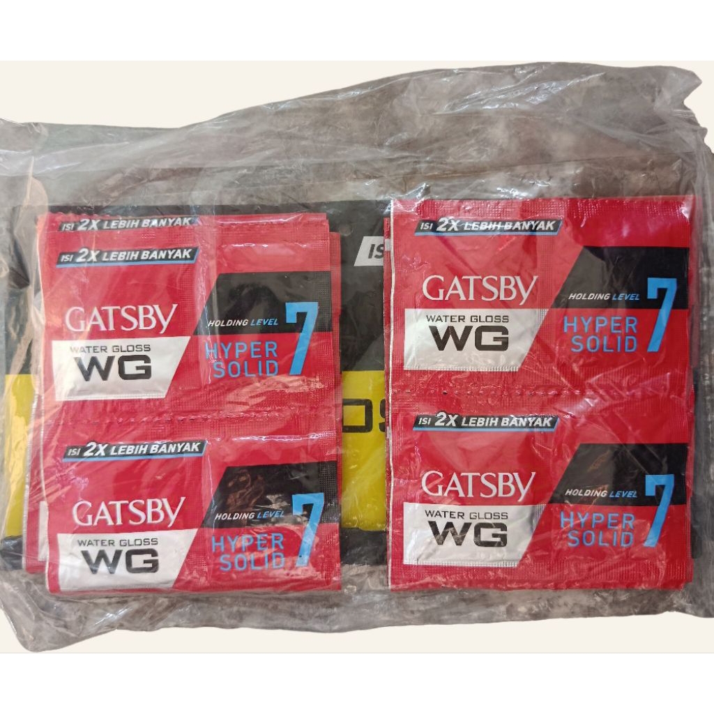 Gatsby WG Merah/Minyak Rambut Pria/Gatsby shacet isi 48 pcs